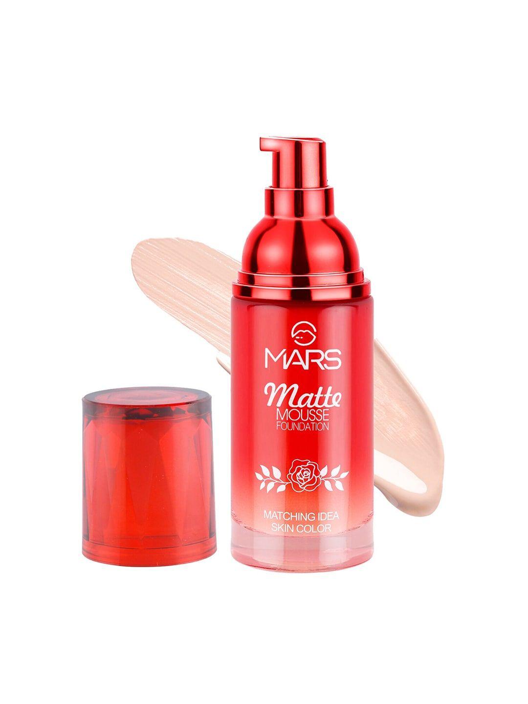 mars beige matte mousse foundation