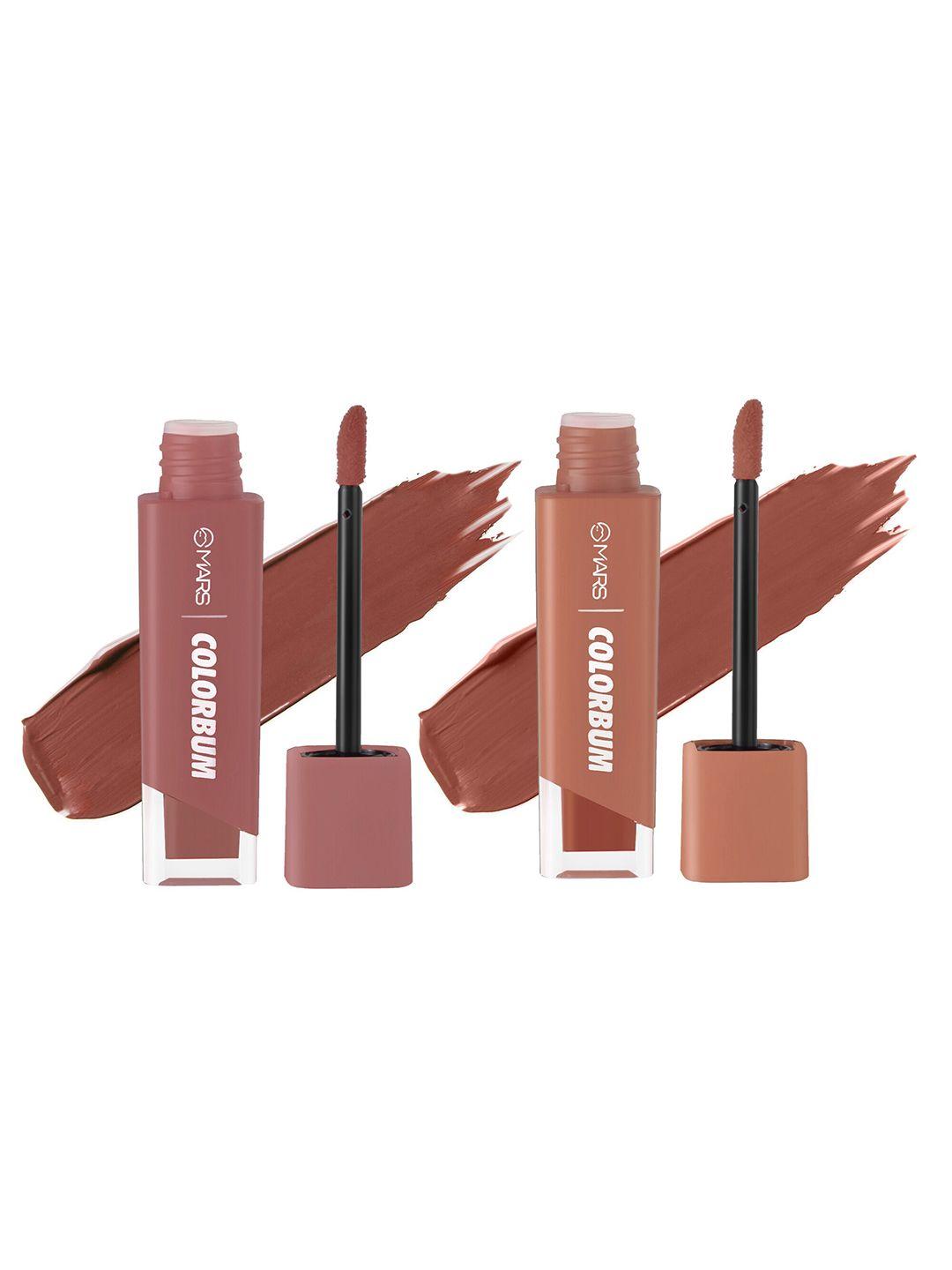 mars colorbum set of 2 smudge free liquid matte lipstick- 5.5mleach
peachyprague-rustyrome