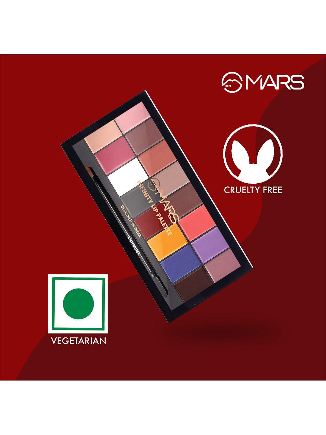 mars infinity matte lip color palette - 01