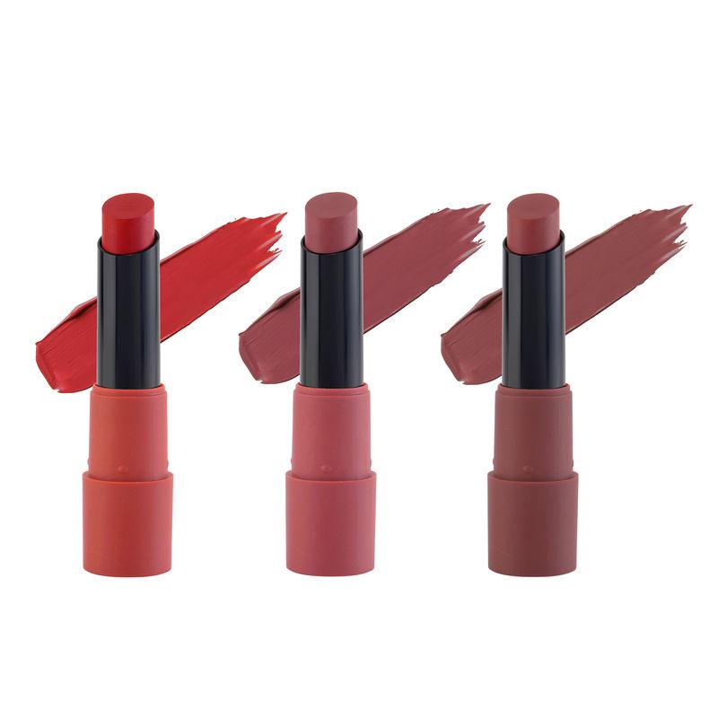 mars matte lipsticks box - 01 reds & maroons