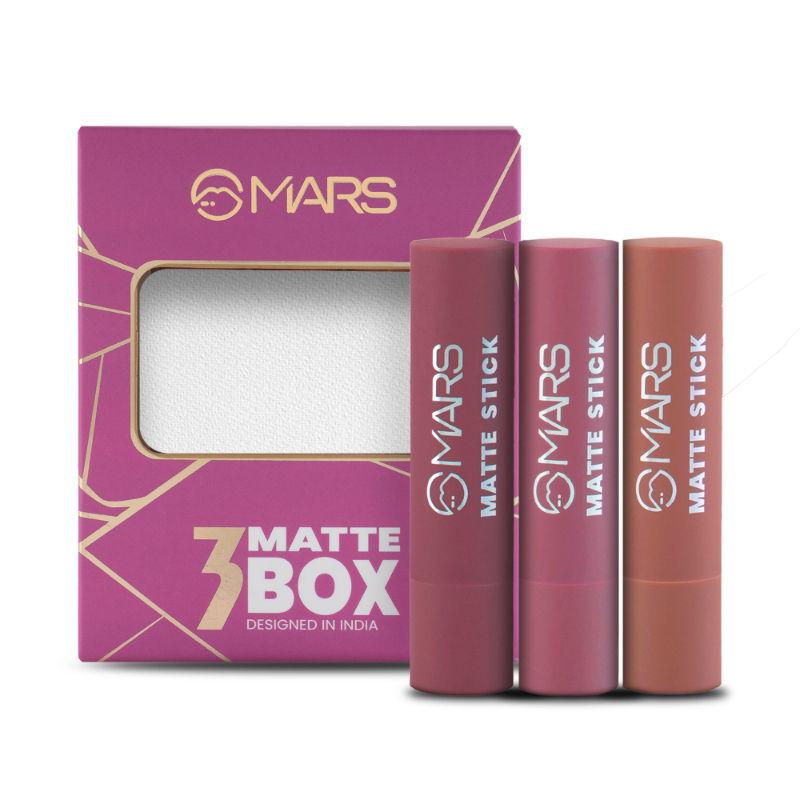 mars matte lipsticks box