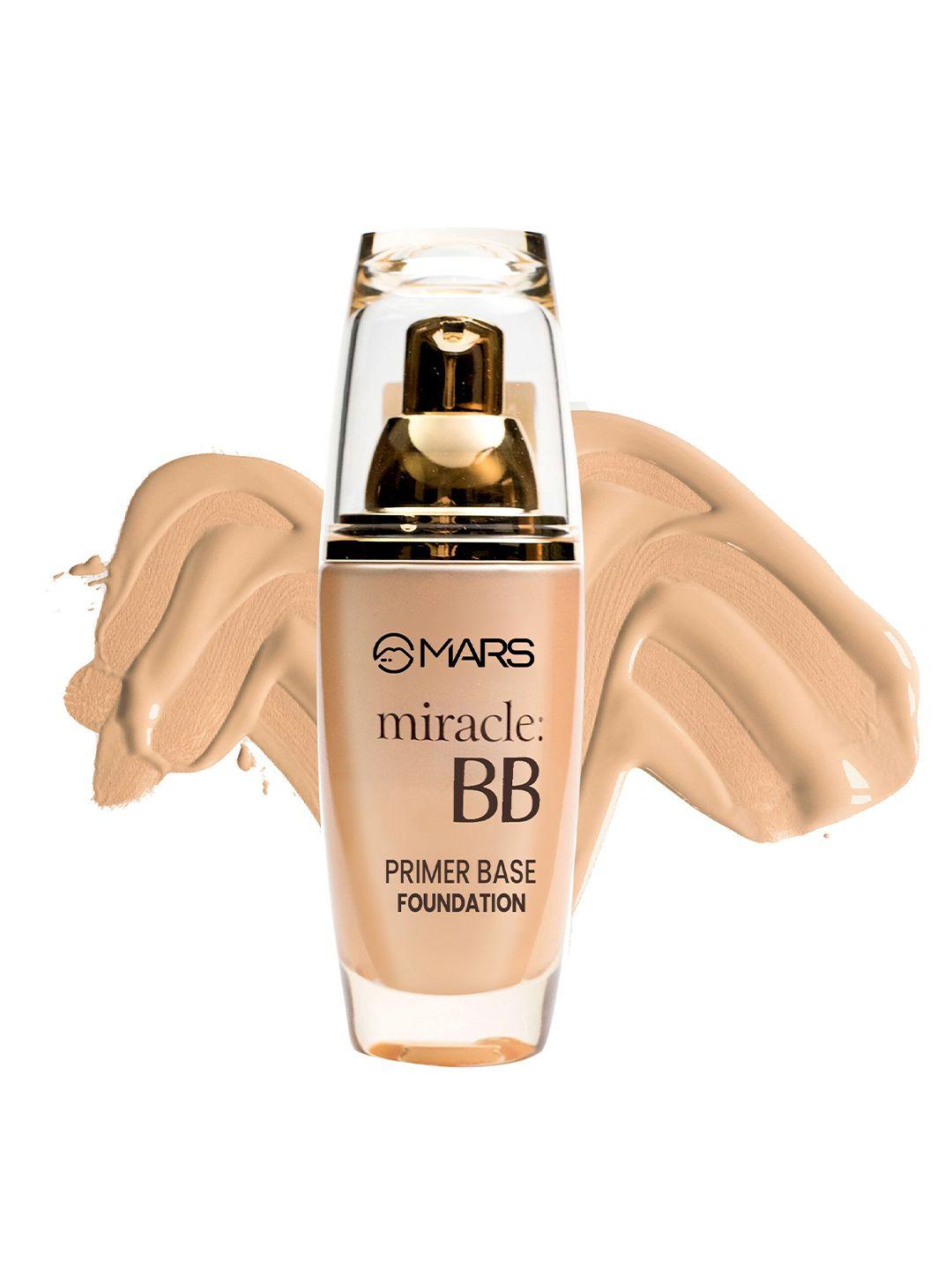 mars miracle bb primer base foundation - 60ml - creamy beige-105