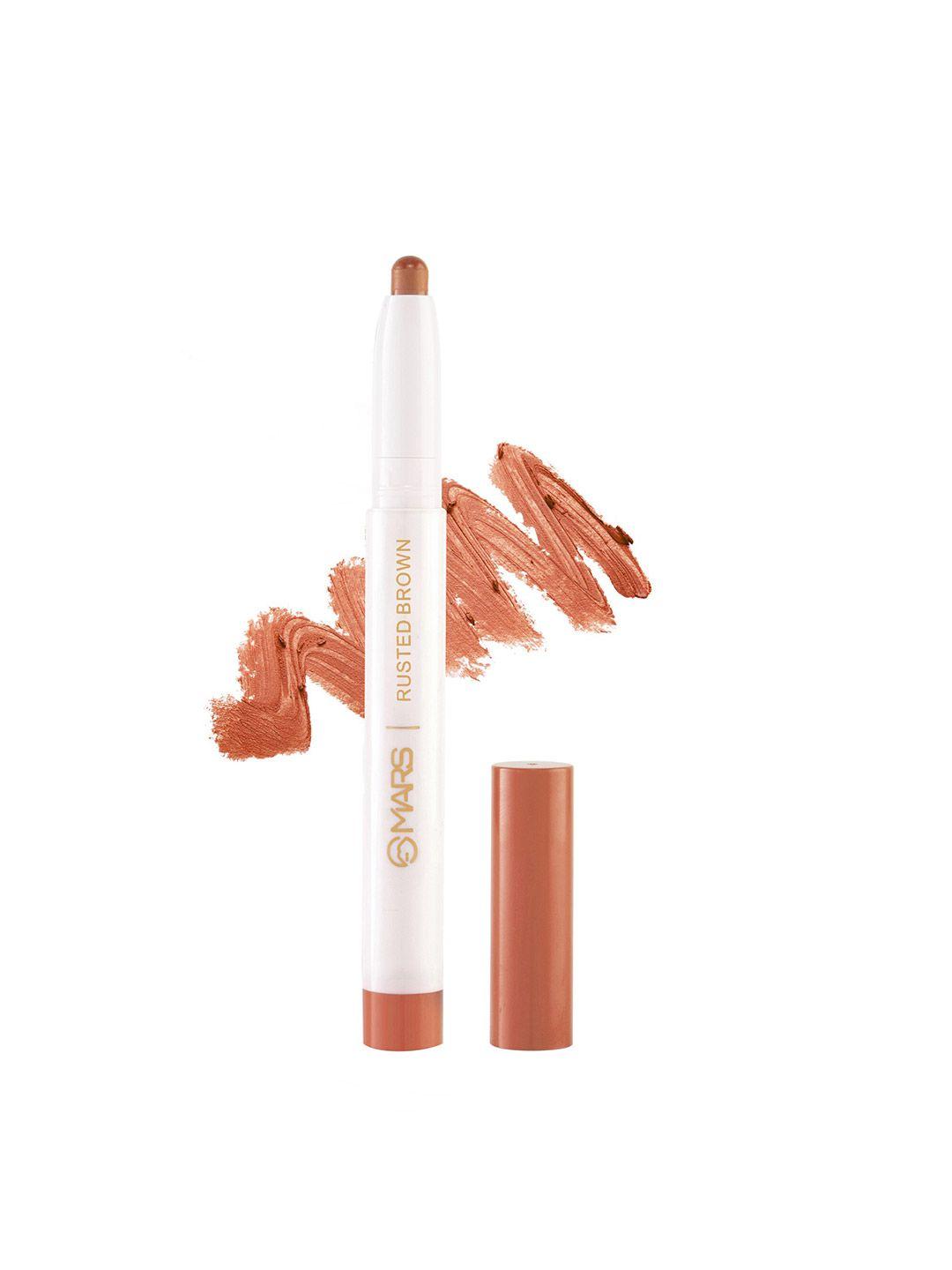 mars non-transfer long lasting poppins rotating matte lip lipstick - rusted brown 12