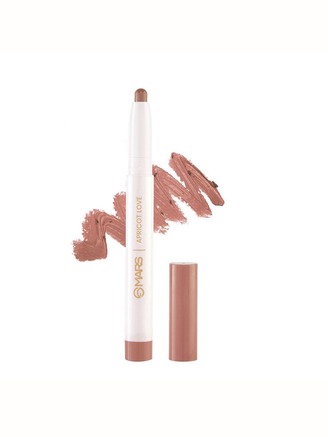 mars non-transfer long lasting poppins rotating matte lipstick 1.3g - apricot love 13