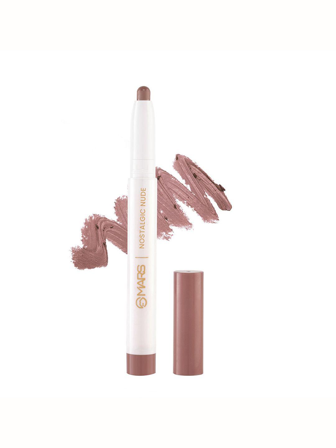 mars non-transfer long lasting poppins rotating matte lipstick 1.3g - nostalgic nude 21