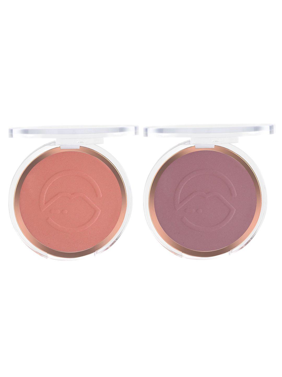 mars set of 2 flush of love highly pigmented matte face blusher - shade 01 & 03