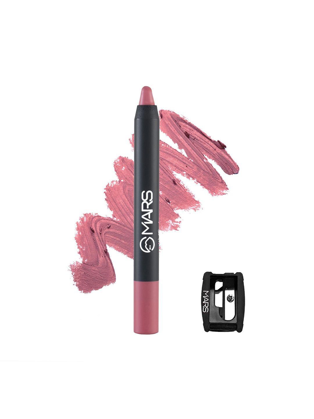 mars won't budge won't smudge crayon lipstick with sharpener 3.5g - i am bold 15