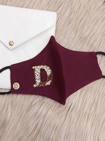 marshella pearly letter d mask