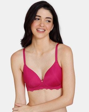 marshmallow padded non-wired 3/4th coverage t-shirt bra