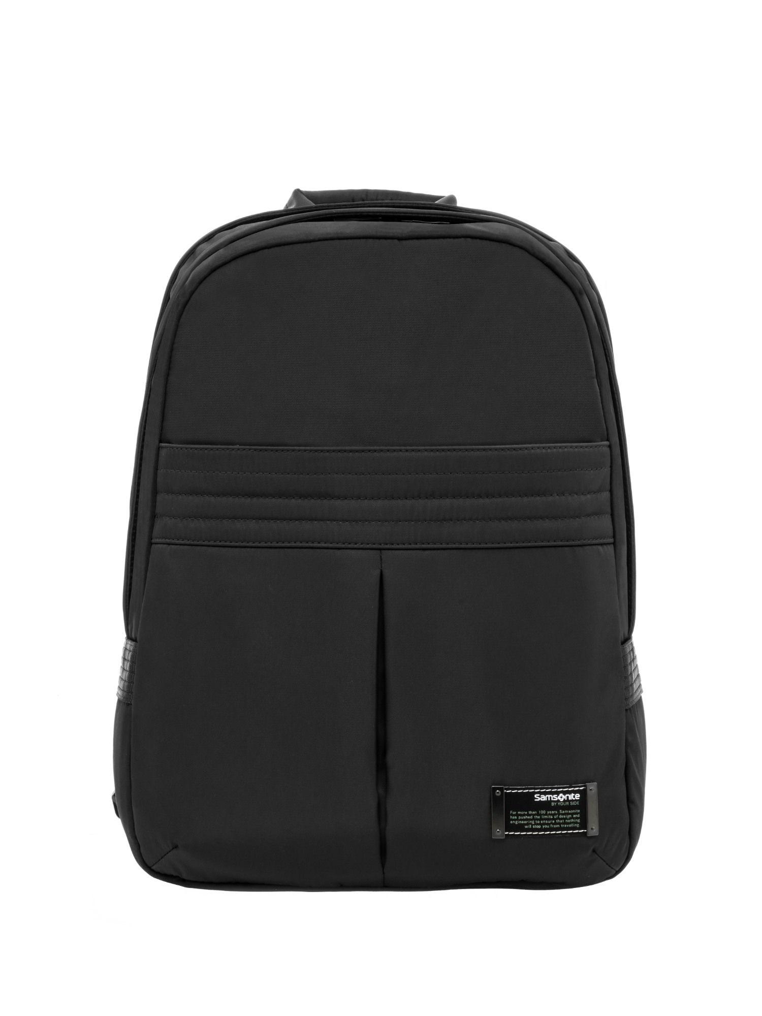marvas laptop backpack -in-black