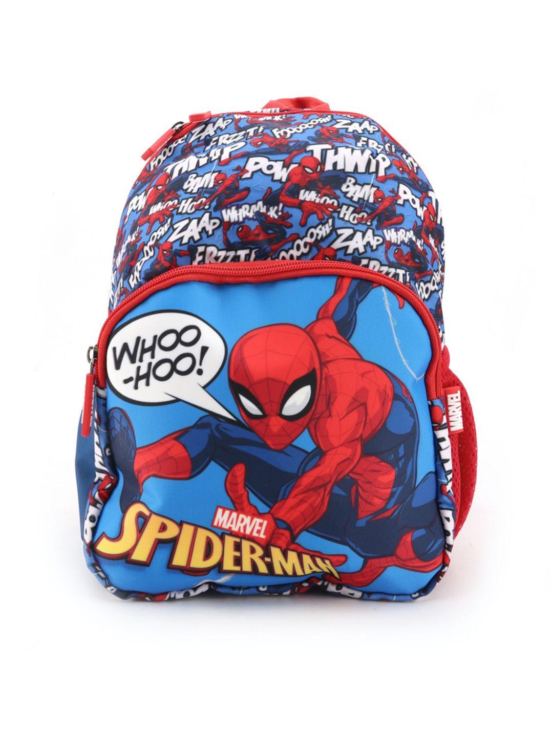 marvel boys blue & red spiderman backpack