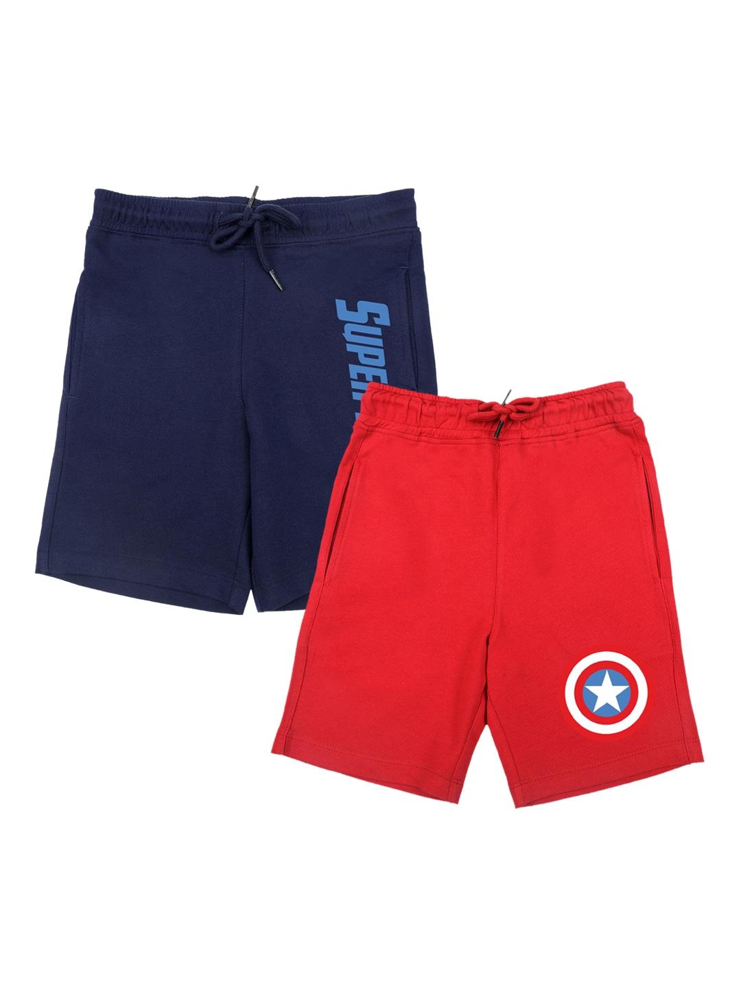 marvel by wear your mind boys pack of 2 captain america shorts