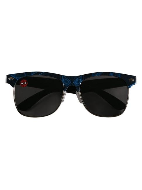 marvel spiderman black wayfarer uv protection sunglasses for boys