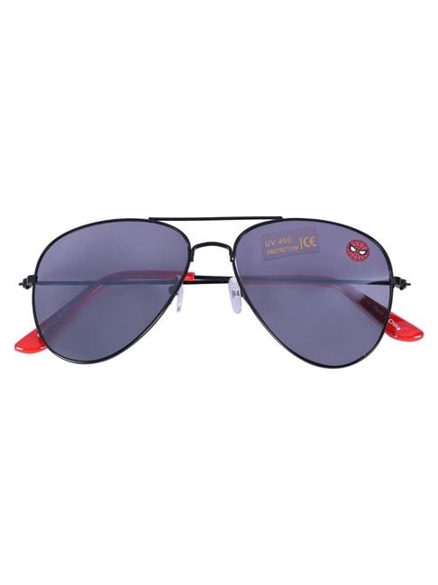marvel spiderman brown aviator uv protection sunglasses for boys