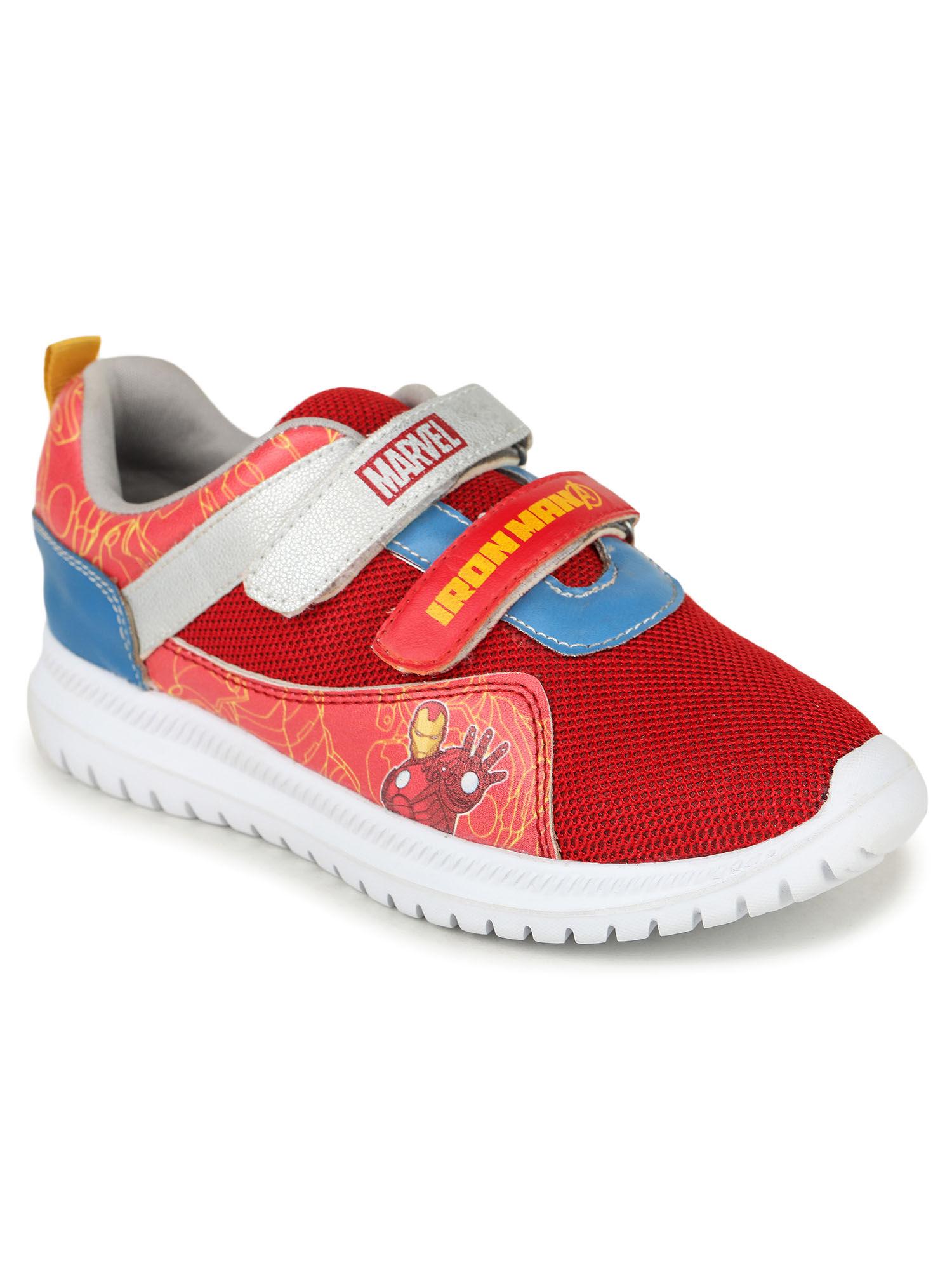 marvel avengers by kids boys red sneakers