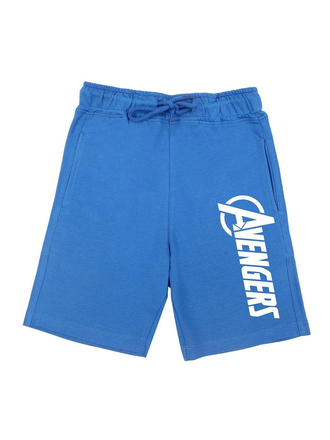 marvel by wear your mind boys blue avengers shorts