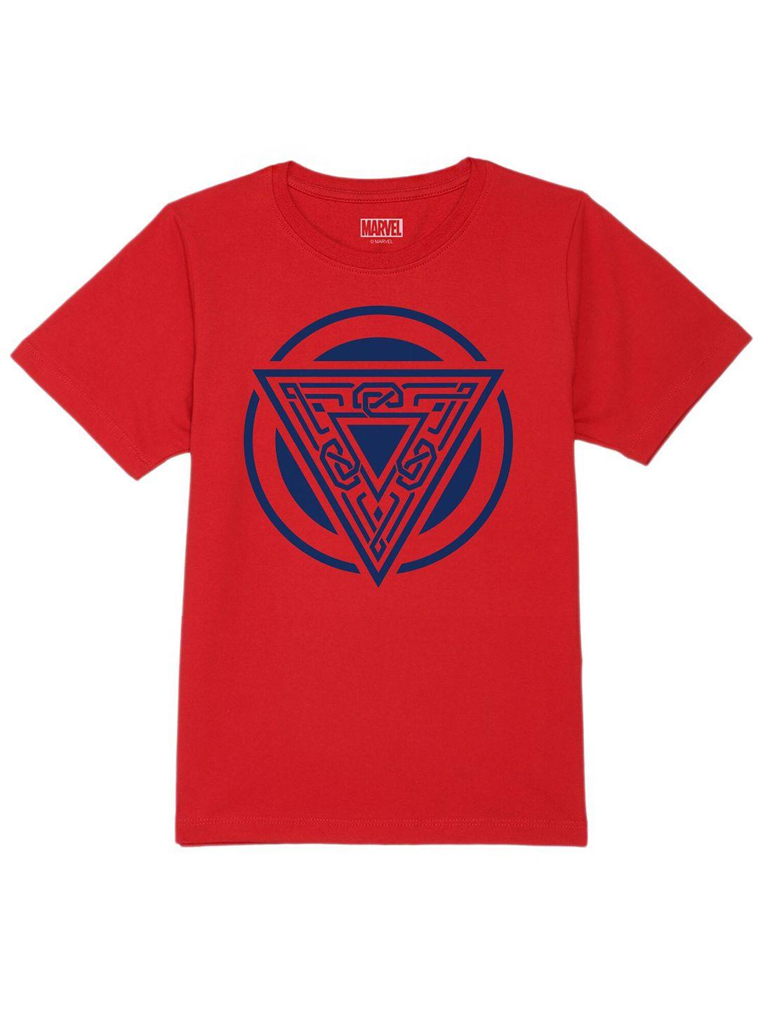 marvel by wear your mind boys red t-shirt