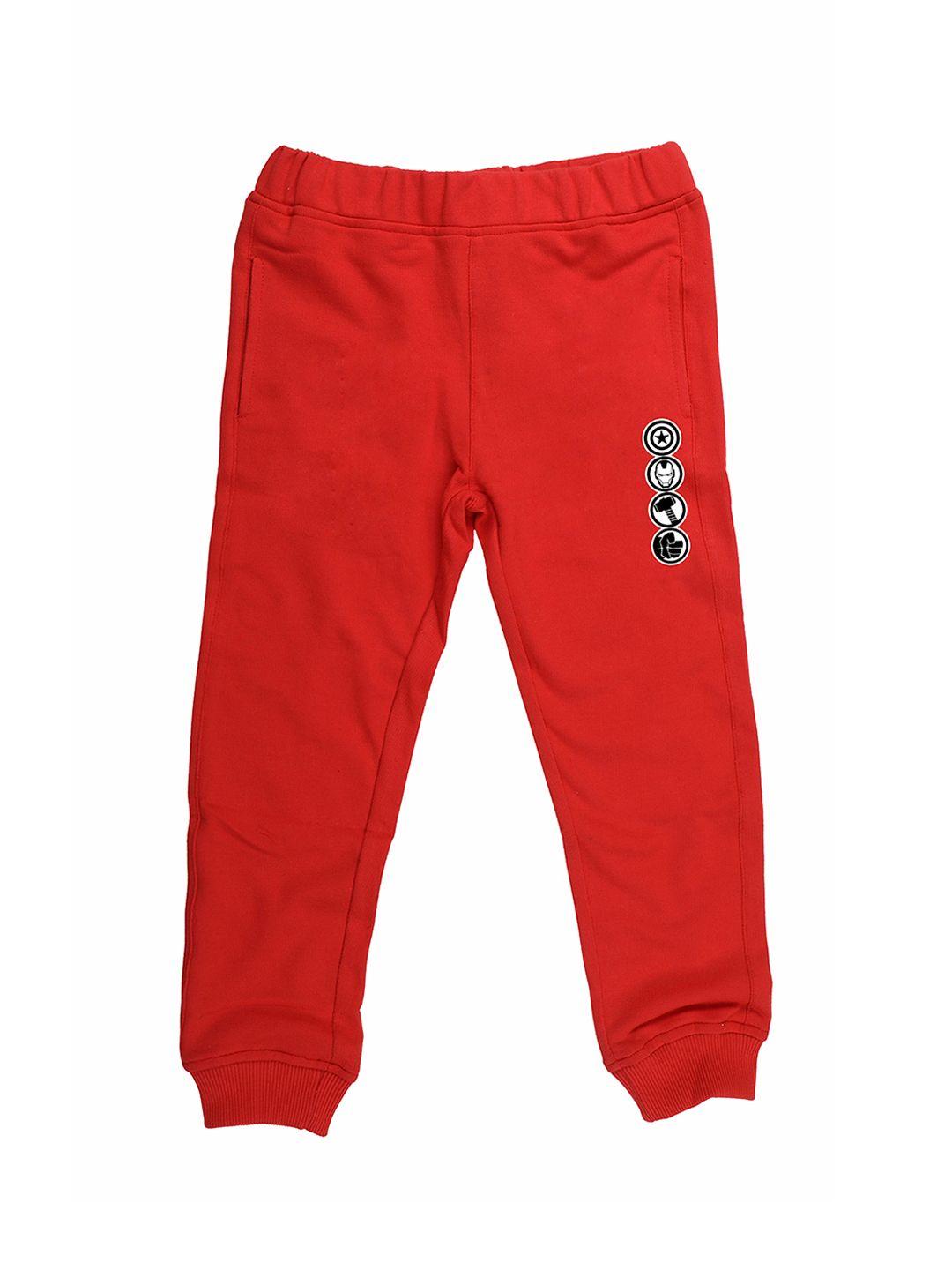 marvel by wear your mind kids red joggers