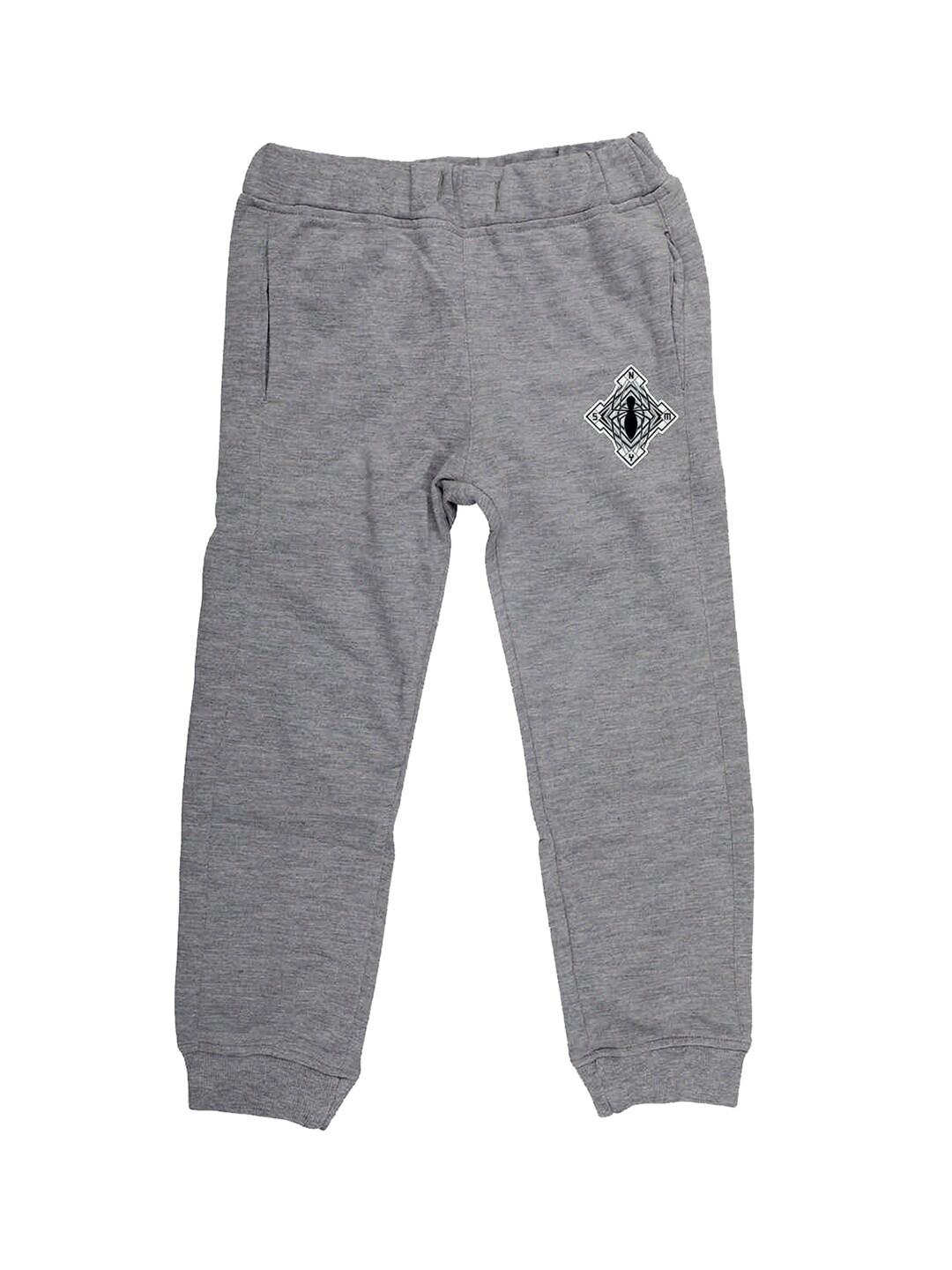 marvel by wear your mind unisex grey straight-fit joggers