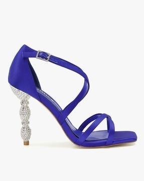 marvelled embellished ankle-strap stilettos