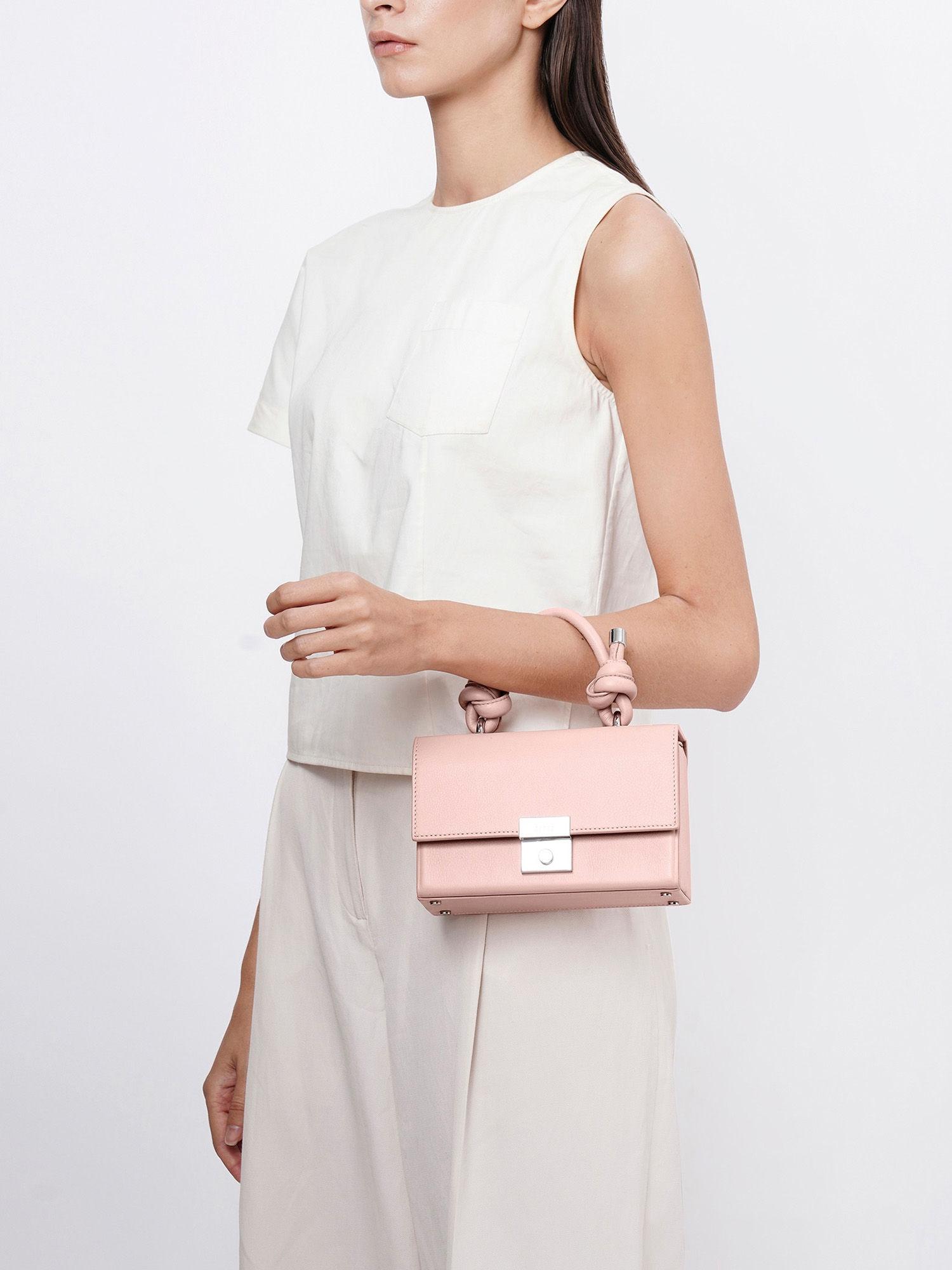 mary mini sling bag - peach