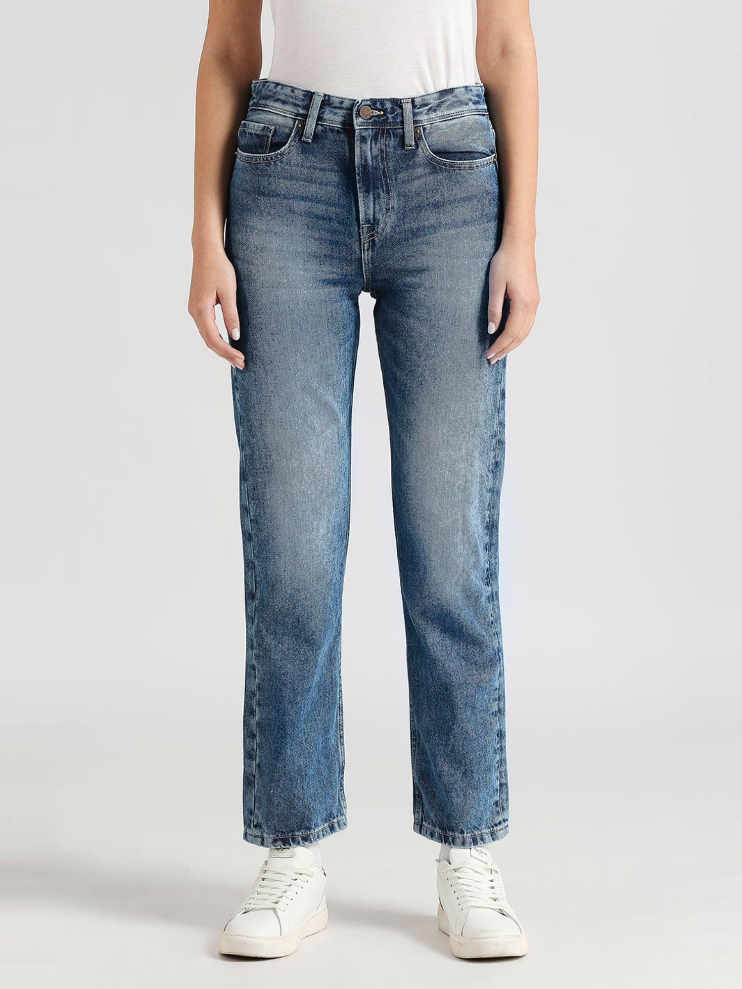 mary straight fit high waist jeans