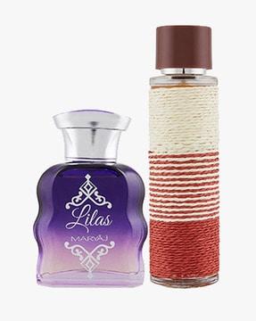 maryaj lilas eau de parfum citrus floral perfume for women & maryaj deuce homme eau de parfum spicy woody perfume for men