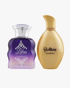 maryaj lilas eau de parfum citrus floral perfume for women & maryaj goldie eau de parfum fruity floral perfume for women