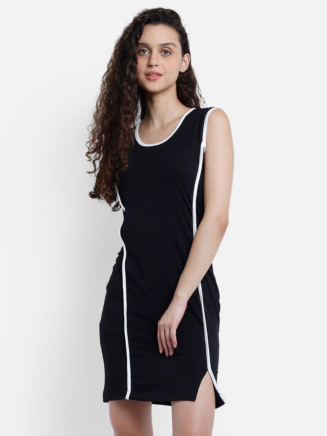 marzeni black t-shirt dress