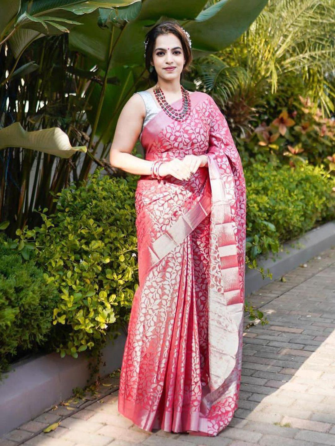 marziyaa woven design zari banarasi saree