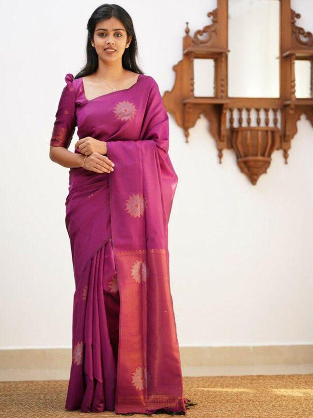 marziyaa woven design zari silk cotton banarasi saree