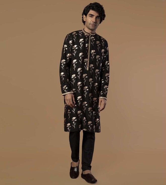 masaba black periwinkle kurta