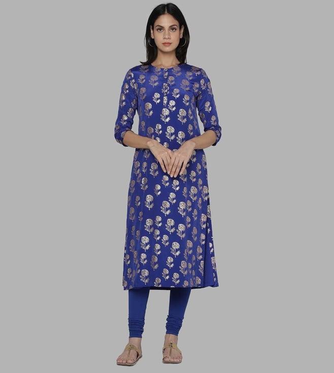 masaba blue printed tunic