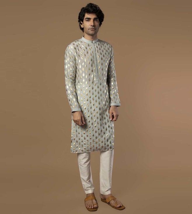 masaba grey teardrop kurta