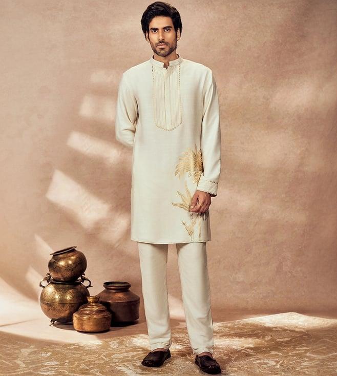 masaba ivory palm blooms kurta with pant