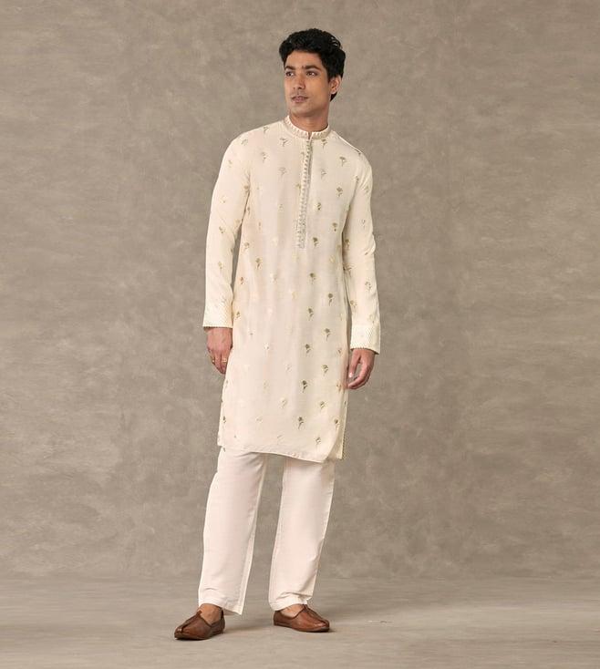 masaba ivory wine garden kurta