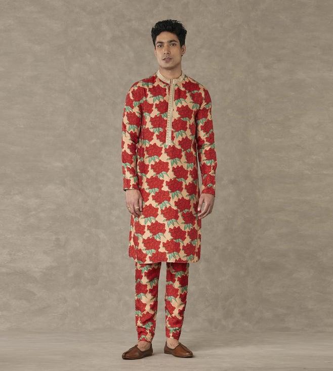 masaba salmon candy swirl kurta