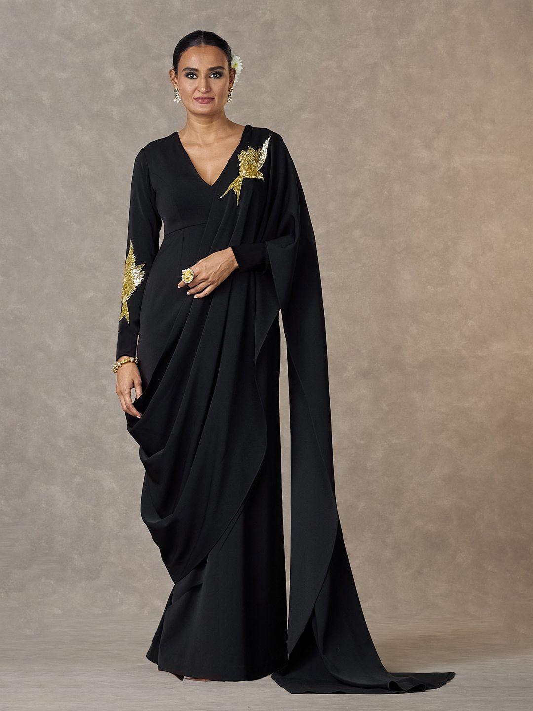 masaba son chidiya pure crepe saree gown