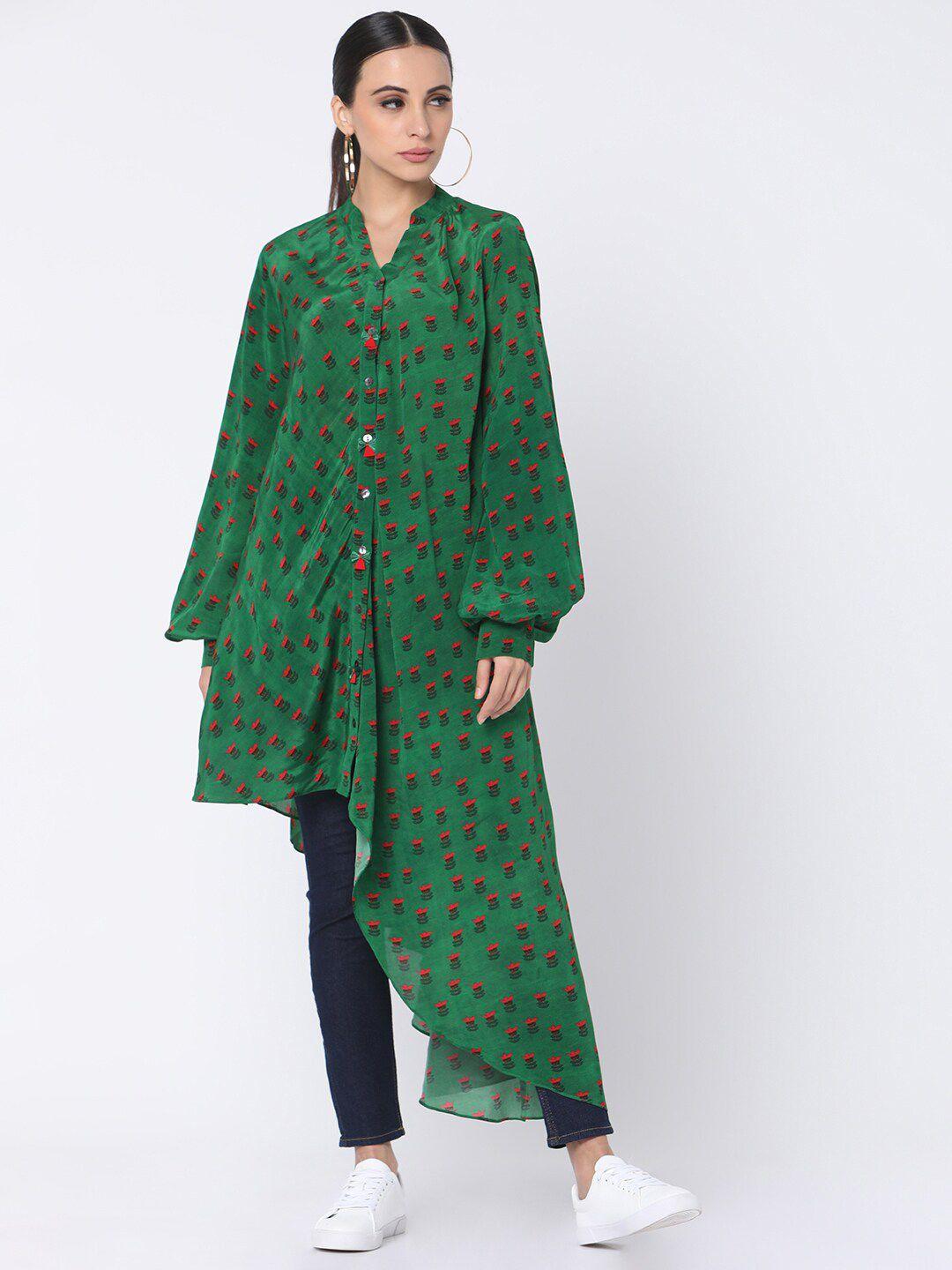 masaba women green printed tunics