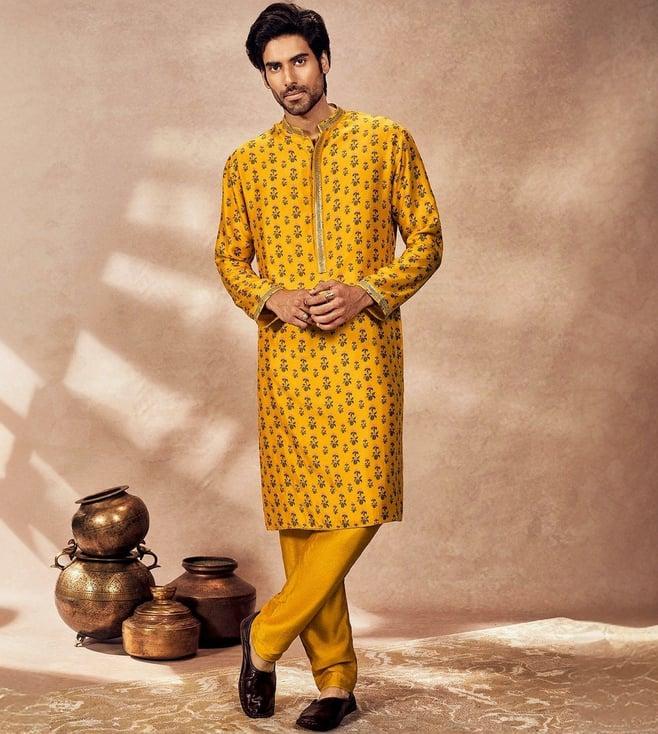 masaba yellow pixie dust kurta with pant