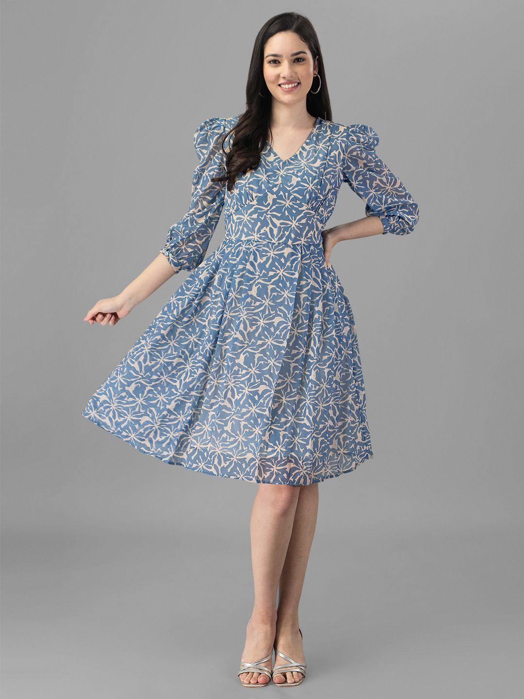 masakali.co floral georgette dress