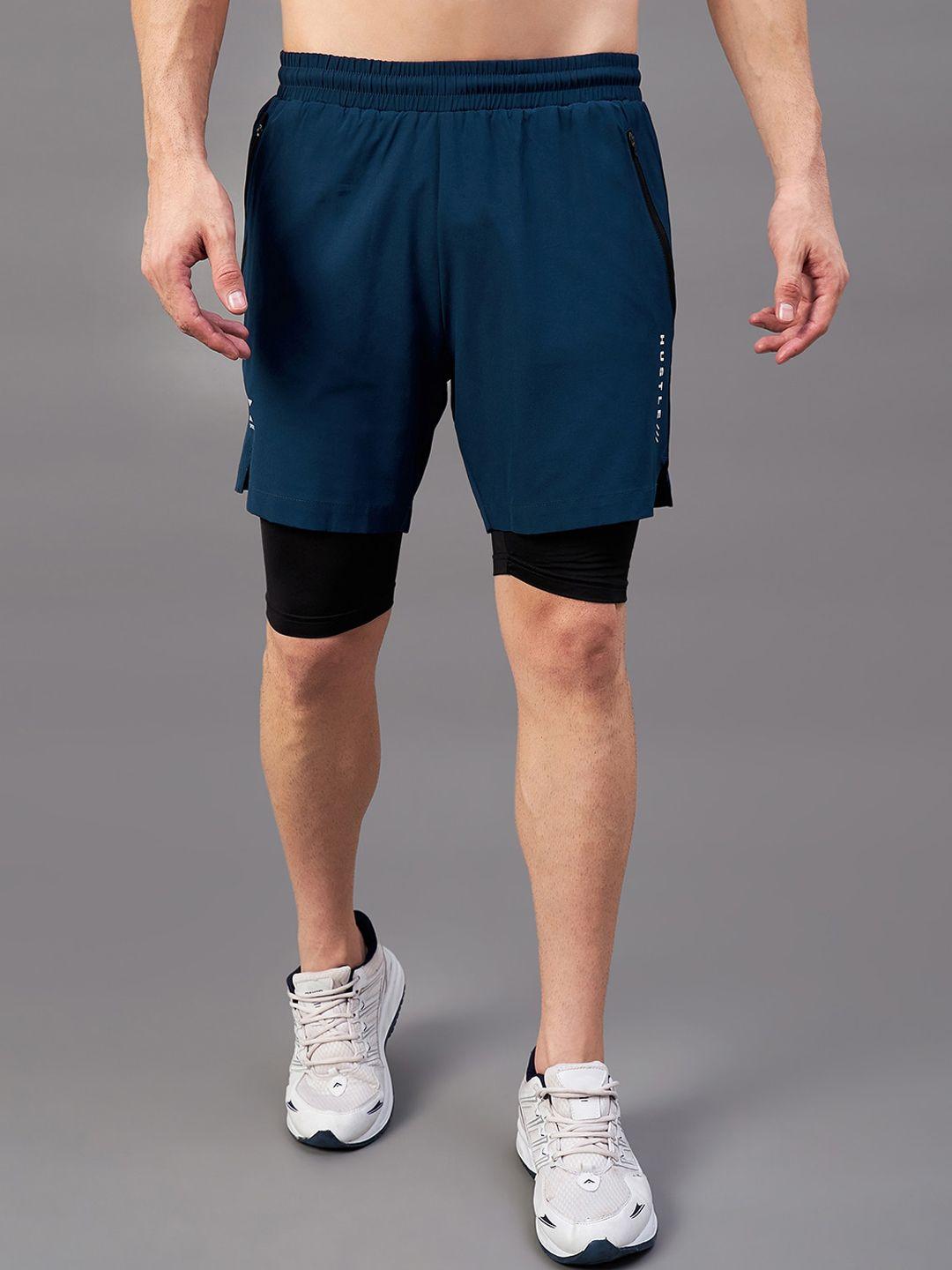 masch sports men mid-rise rapid-dry sports shorts