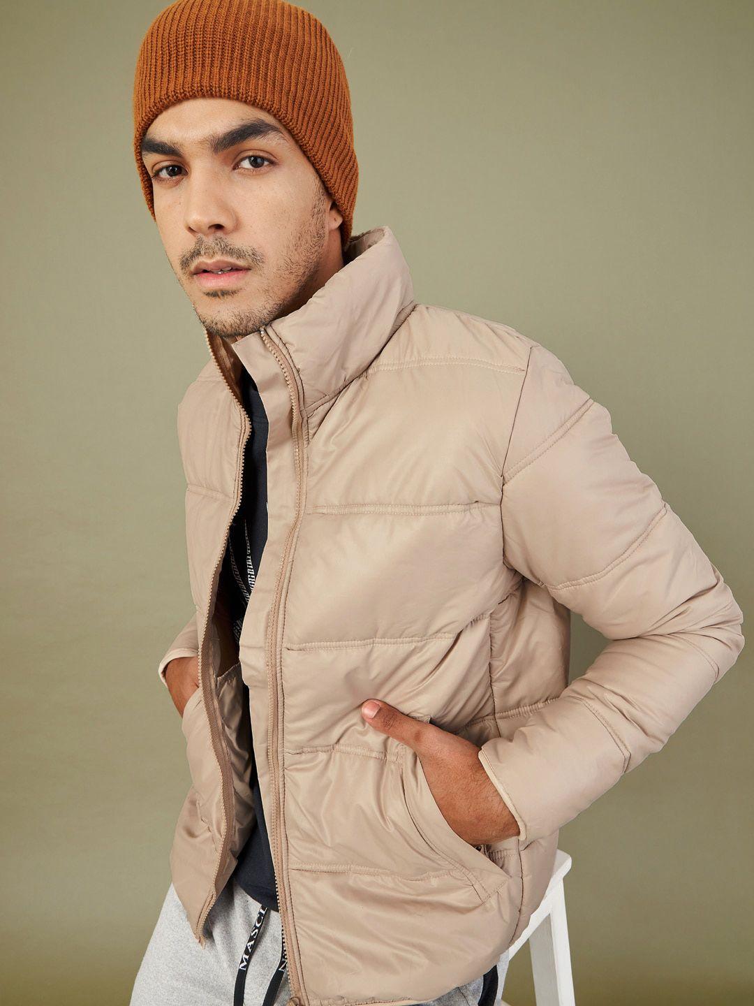 mascln sassafras men khaki puffer jacket