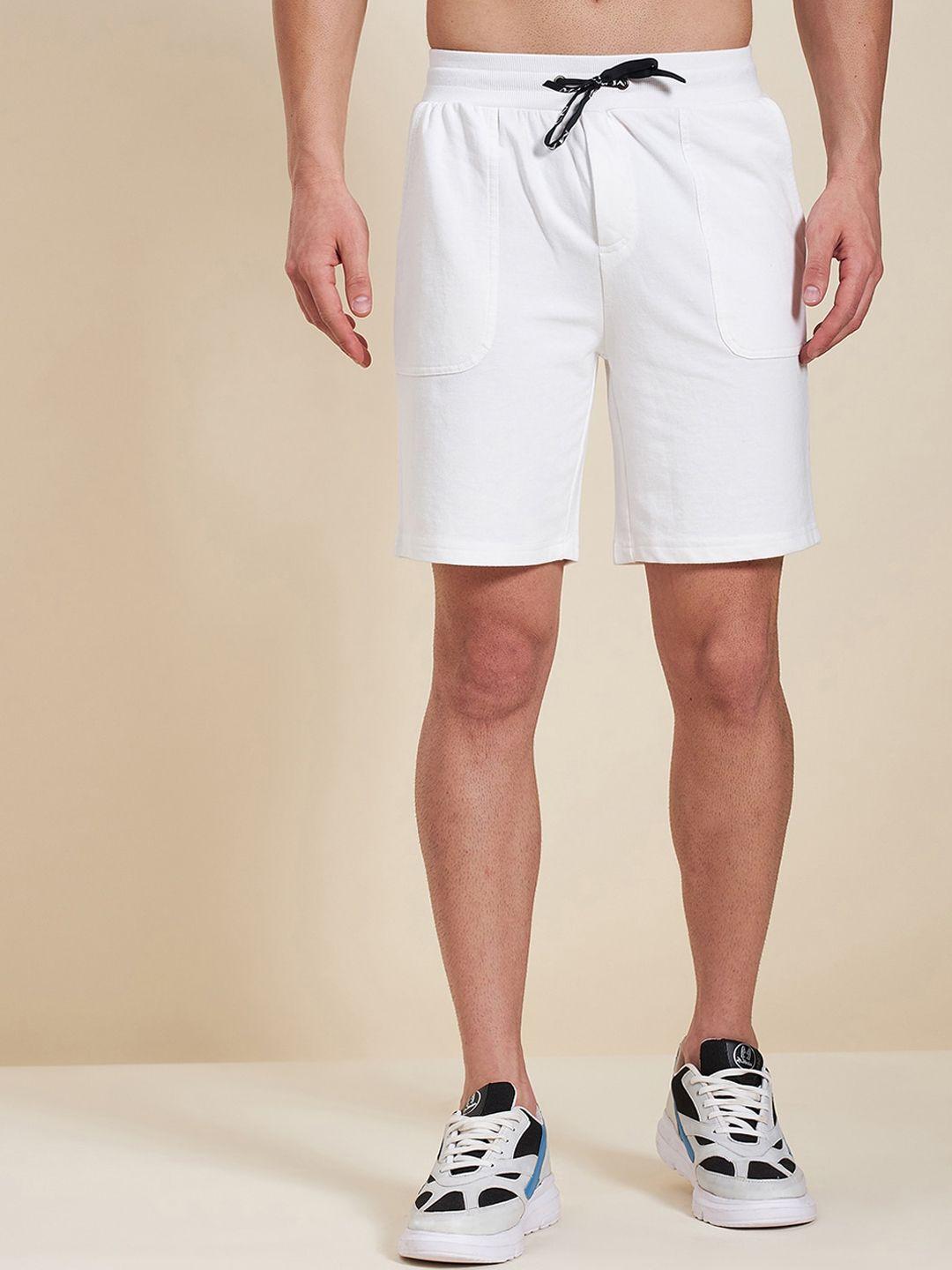 mascln sassafras men white high-rise shorts