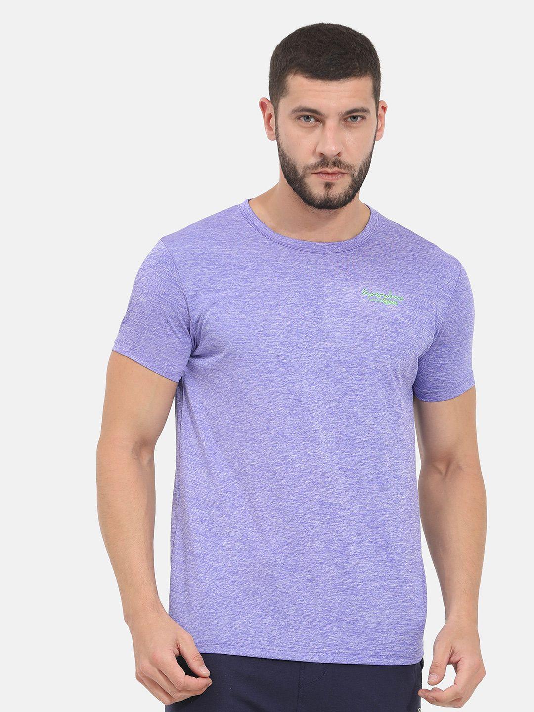 masculino latino men purple v-neck rapid dry sports t-shirt