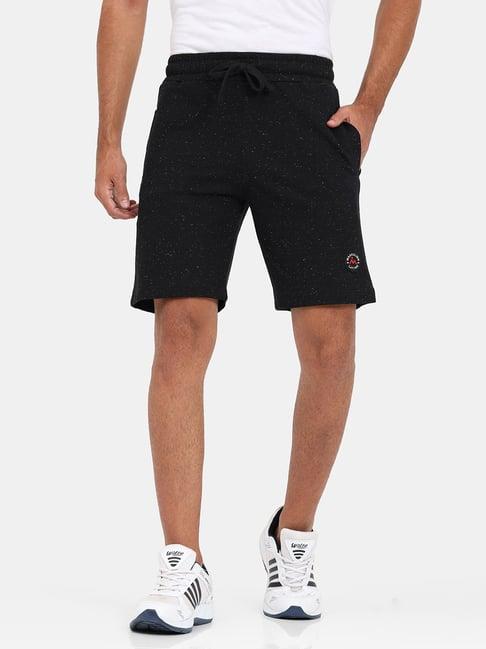 masculino latino black regular fit shorts