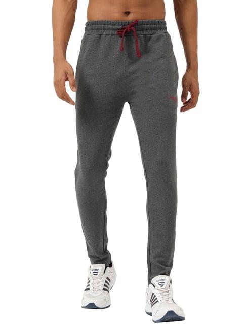 masculino latino grey cotton regular fit trackpants