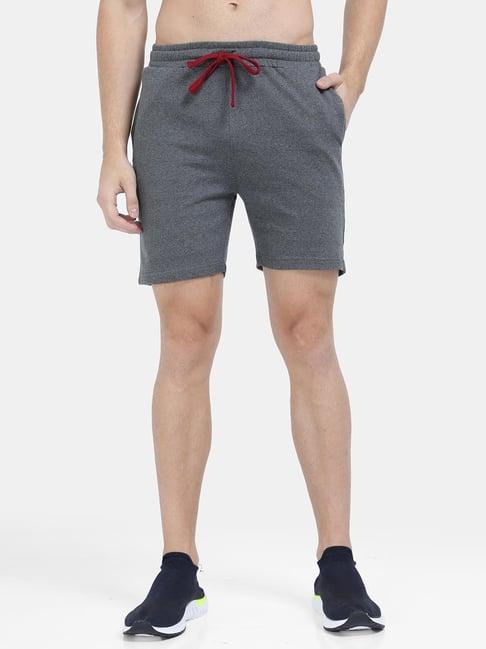 masculino latino grey regular fit shorts