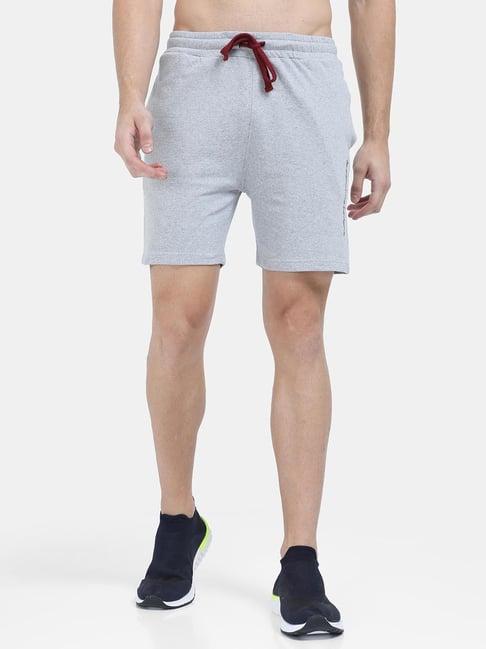 masculino latino light grey regular fit shorts