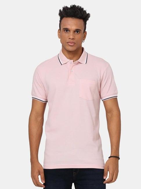 masculino latino light pink regular fit polo t-shirt